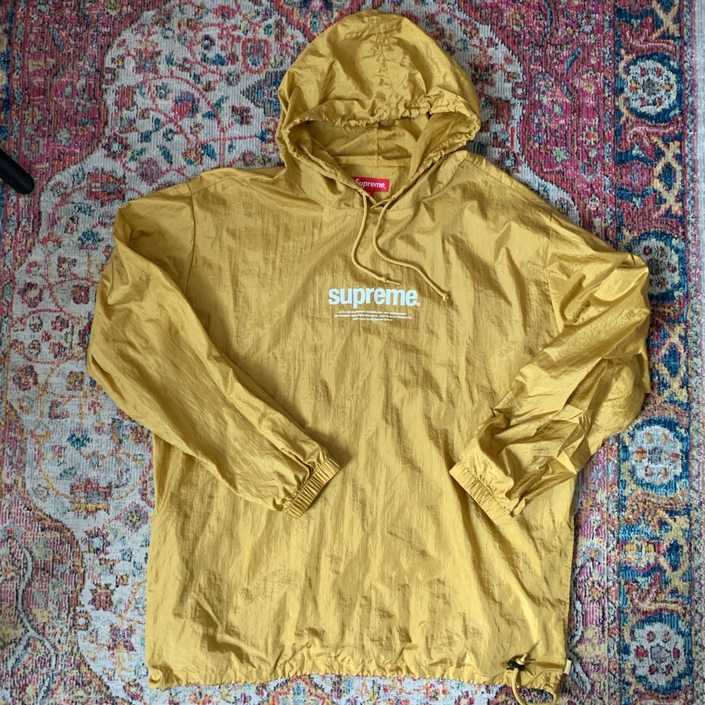 Supreme Gold Windbreaker